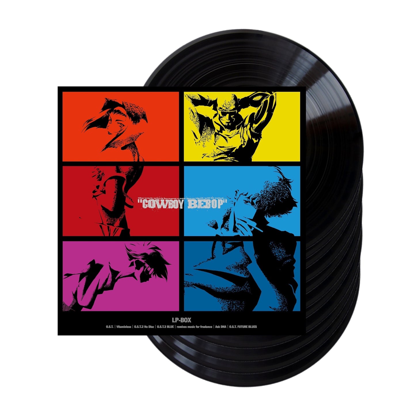 Cowboy Bebop 25 aniversario - Yoko Kanno, Seatbelts 11xLP (Caja limitada)