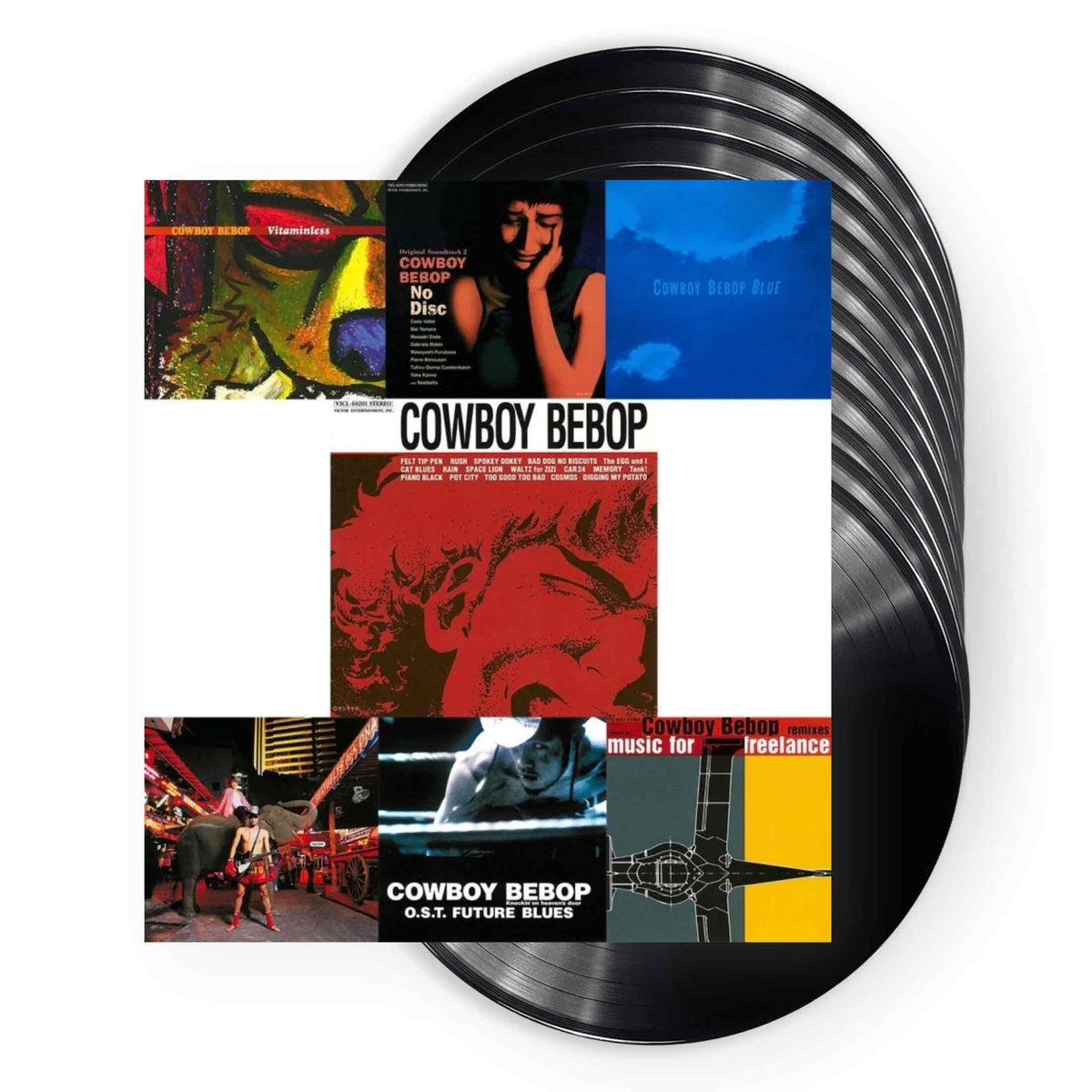 Cowboy Bebop 25th anniversary - Yoko Kanno, Seatbelts 11xLP (Limited B