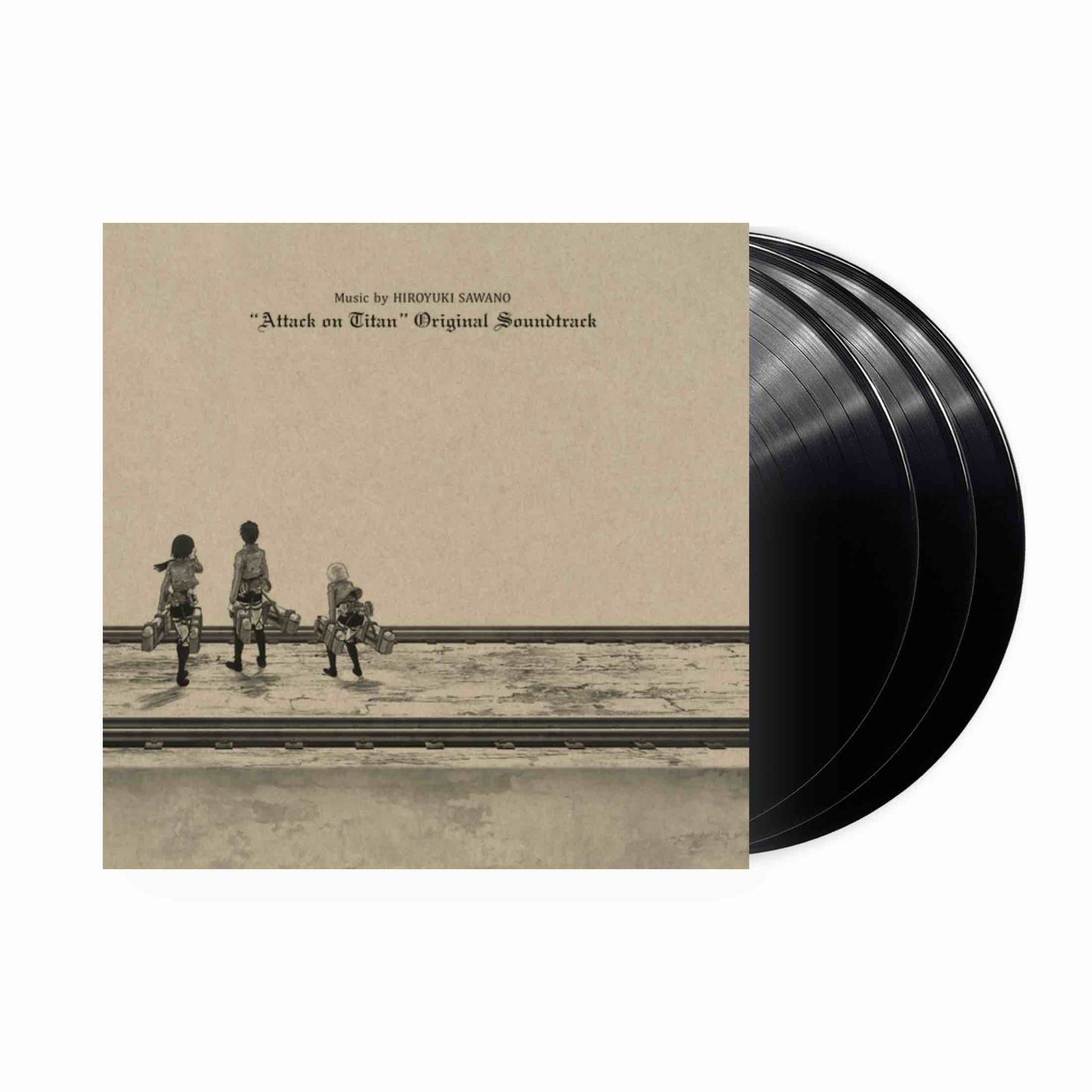 Hiroyuku Sawano Attack on Titan Season 1 Original Soundtrack 3xLP (Black Viny)