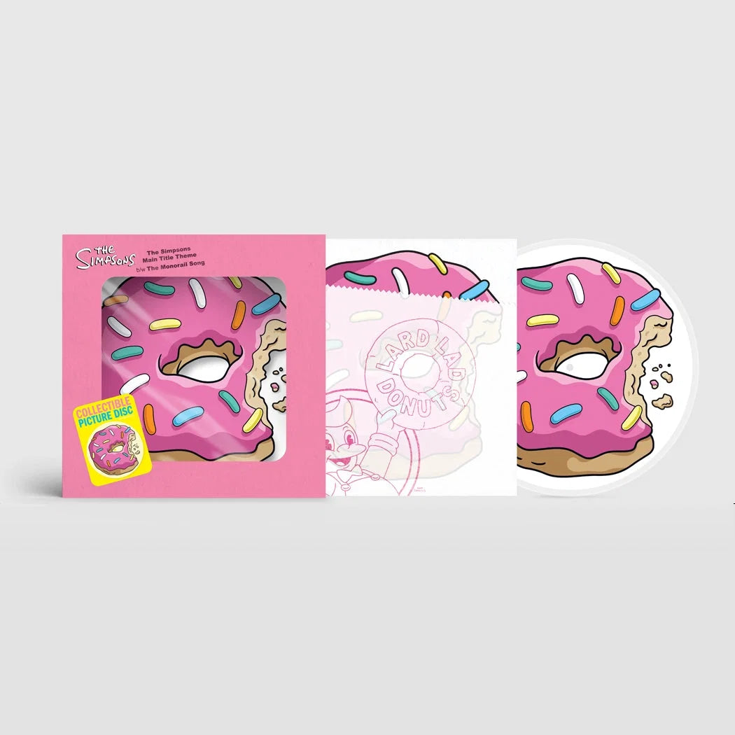 The Simpsons Main Title Theme (Soundtrack) 10” (Donut Shaped Vinyl)