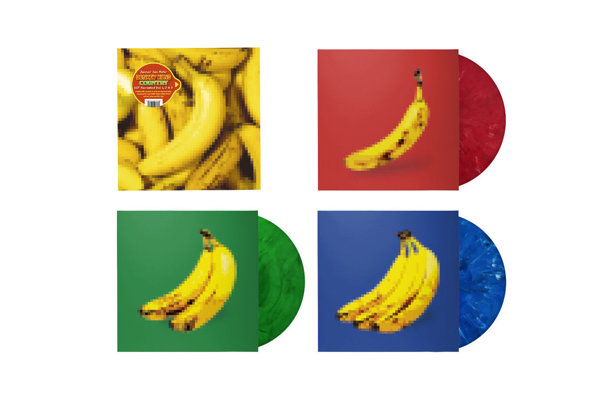 Jammin' Sam Miller Donkey Kong Country 1,2 & 3 OST Recreated 6xLP (Color Vinyl Boxset)