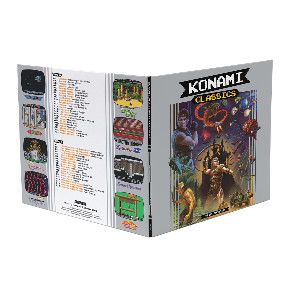 KONAMI KUKEIHA CLUB - Konami Classics: The Best Of The NES LP (Marble Vinyl)