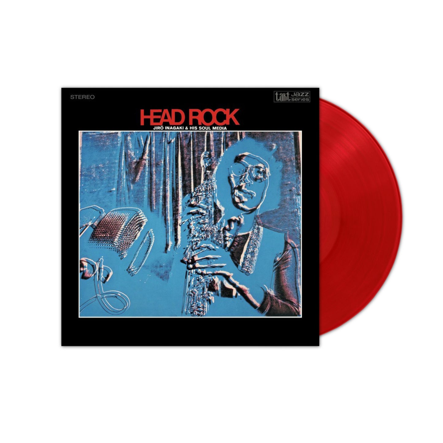 Jiro Inagaki /Soul Media - Head Rock LP (Red Vinyl)