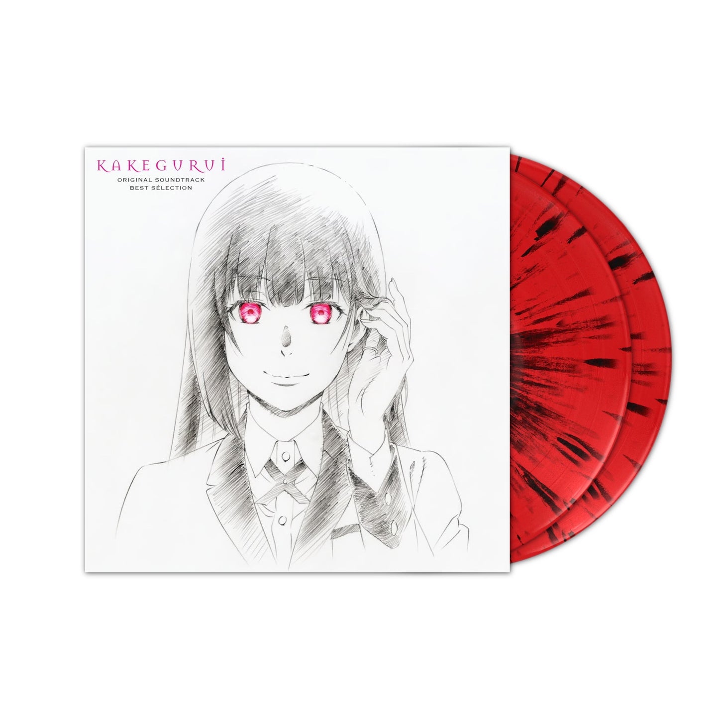 Kakegurui Original Soundtrack (Best Selection) 2xLP (Red Splatter Vinyl)