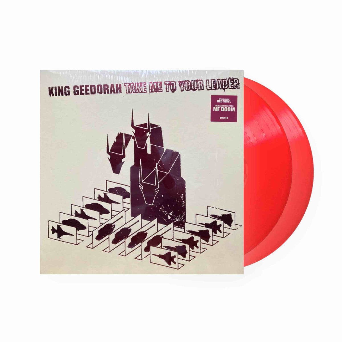 King Geedorah (MF DOOM) - Take Me To Your Leader 2xLP (Red Vinyl