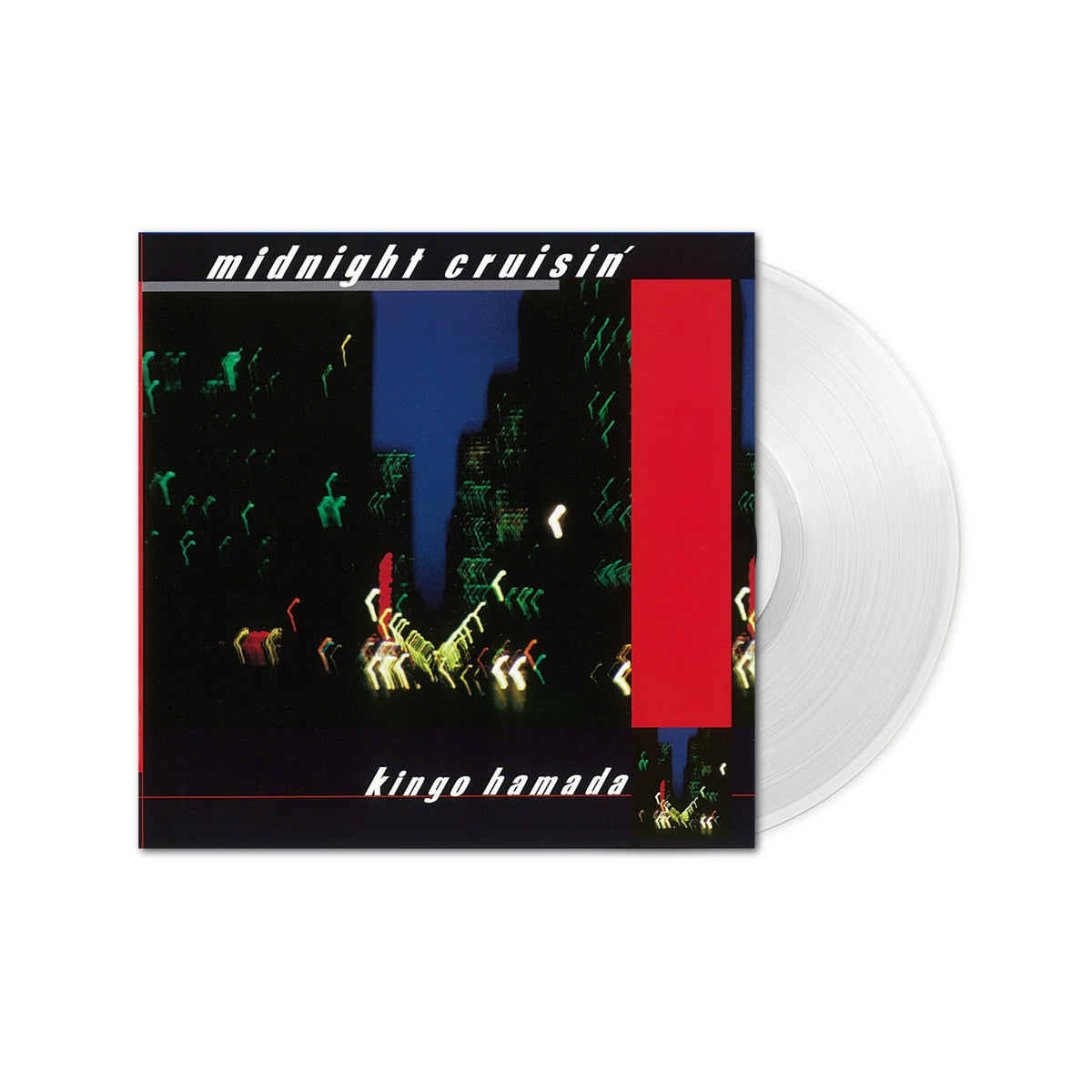 Kingo Hamada - Midnight Cruisin LP (Clear Vinyl) – Plastic Stone