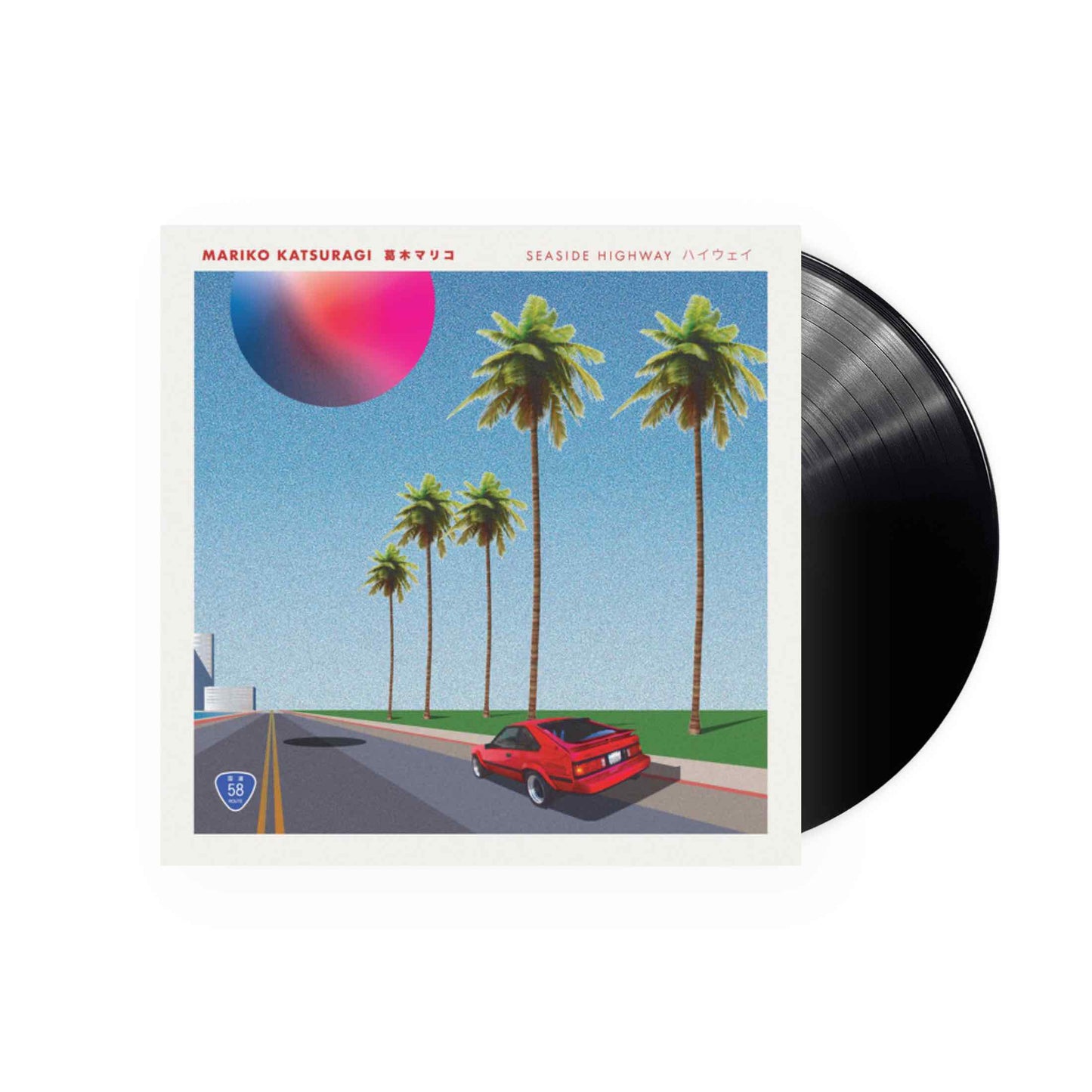 Mariko Katsuragi – Seaside Highway LP (schwarzes Vinyl)
