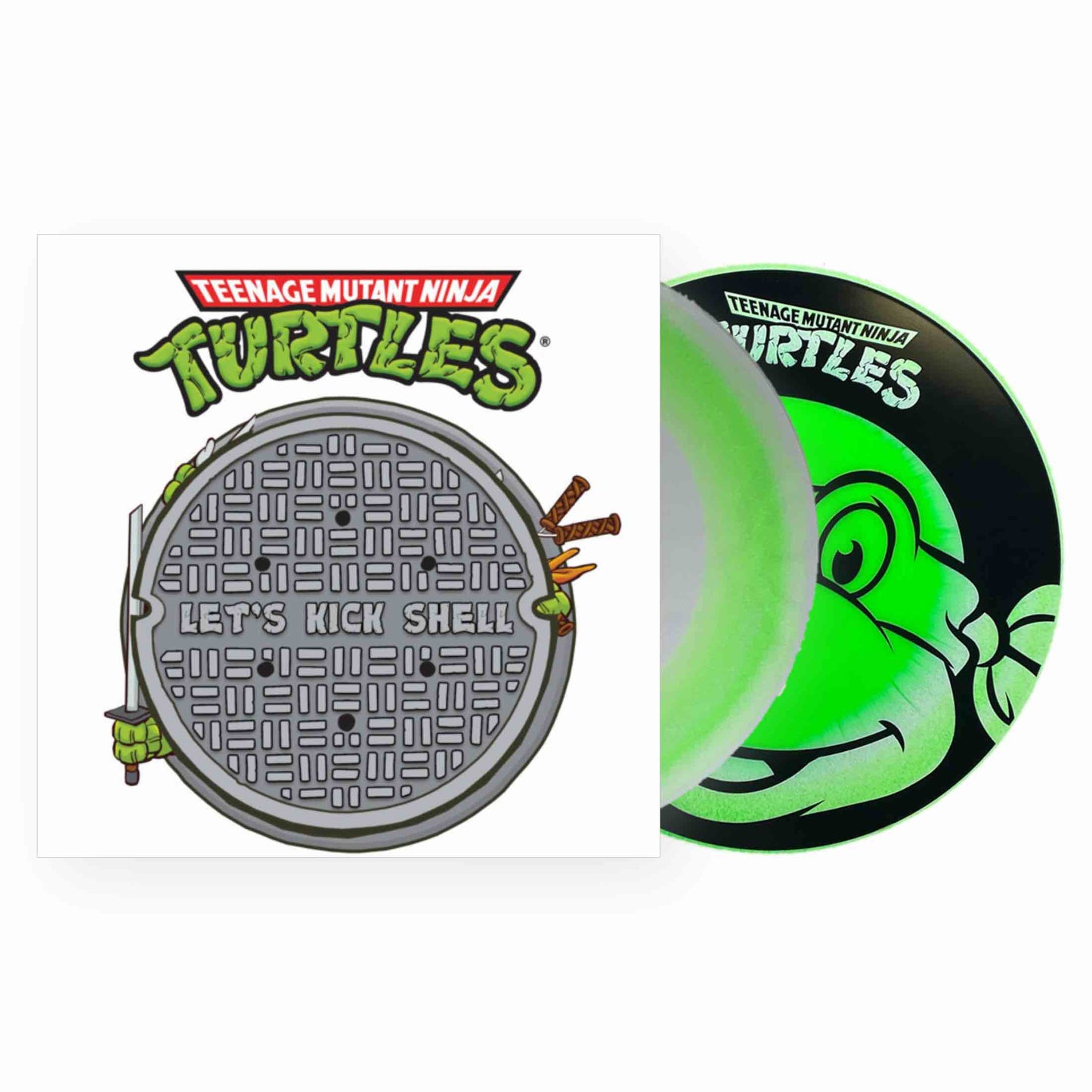 Teenage Mutant Ninja Turtles – Lets Kick Shell! LP (farbiges einseitiges Vinyl)