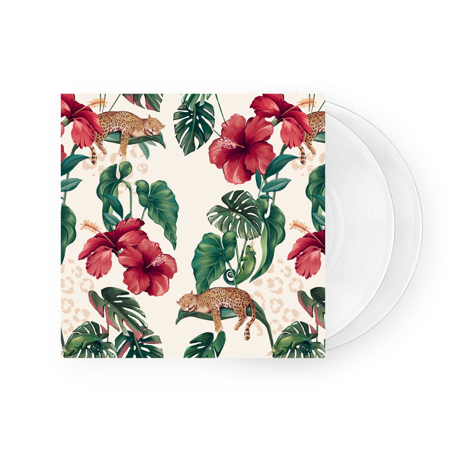 Cristobal Tapia De Veer - The White Lotus Soundtrack from the HBO® Original Series 2xLP (White Vinyl, Sleeve Variant 1 Monstera)