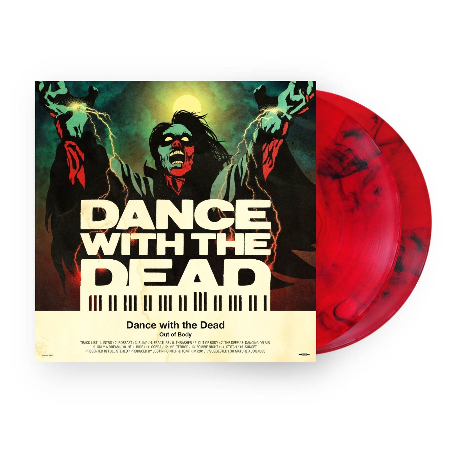 Dance With The Dead - Out Of Body 2xLP (Red Black Marble Vinyl)