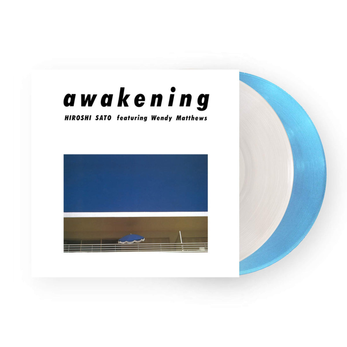 Hiroshi Sato - Awakening Special Edition 2xLP (Clear and Aqua Blue