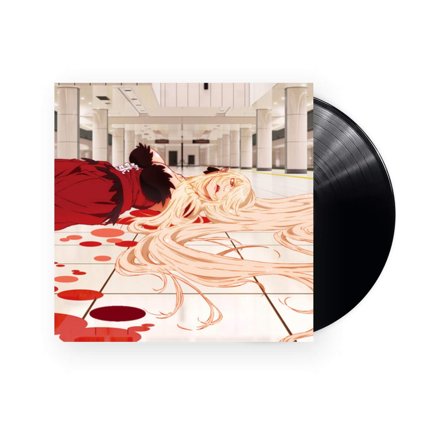 Kizumonogatari Music Collection I: Tekketsu Hen LP (schwarzes Vinyl)