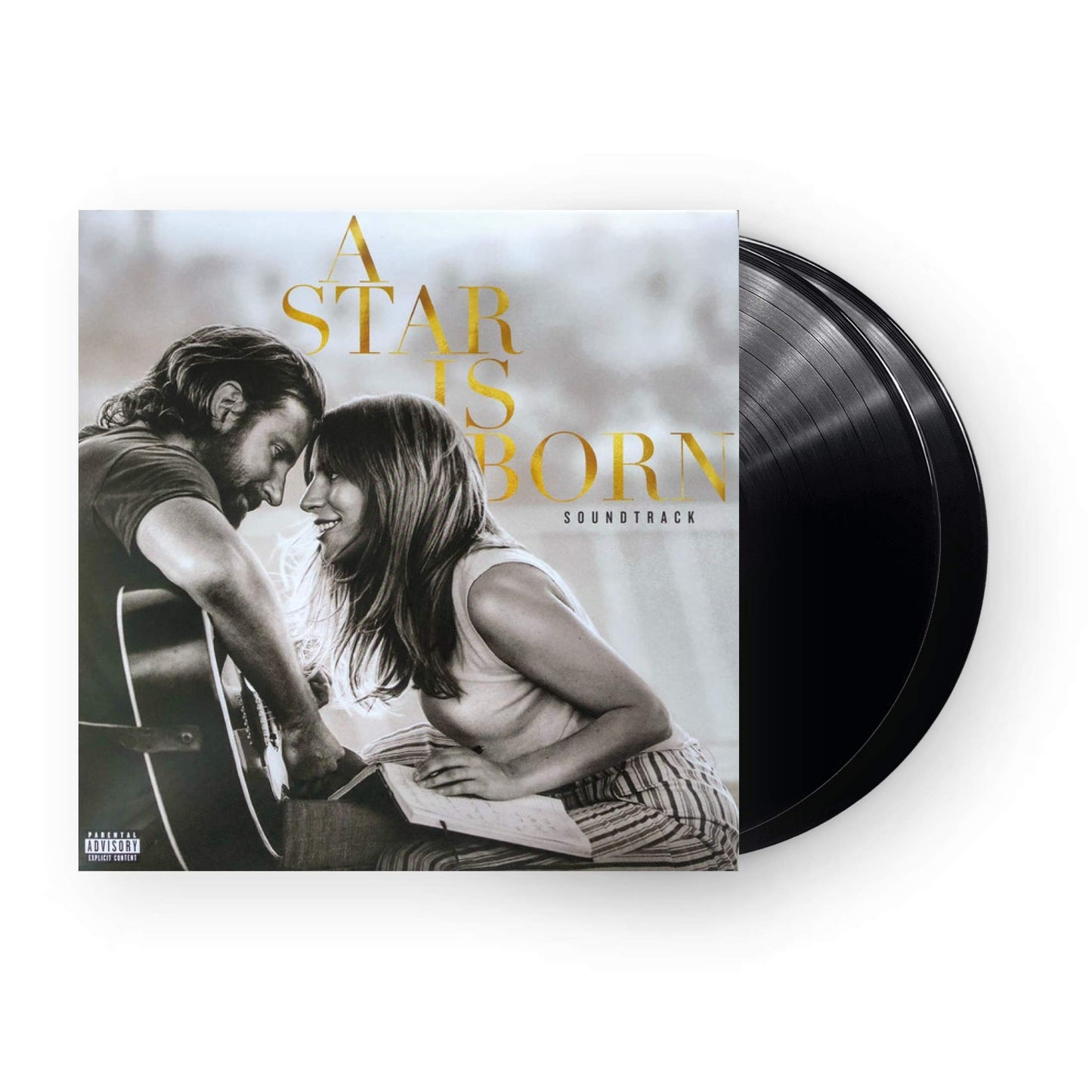 Lady Gaga, Bradley Cooper – A Star Is Born Soundtrack 2xLP (schwarzes Vinyl)