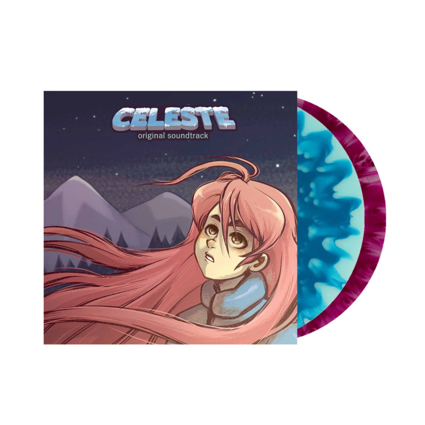 Lena Raine – Celeste Soundtrack 2xLP (Blau-Rot-Mehrfarben-Vinyl)
