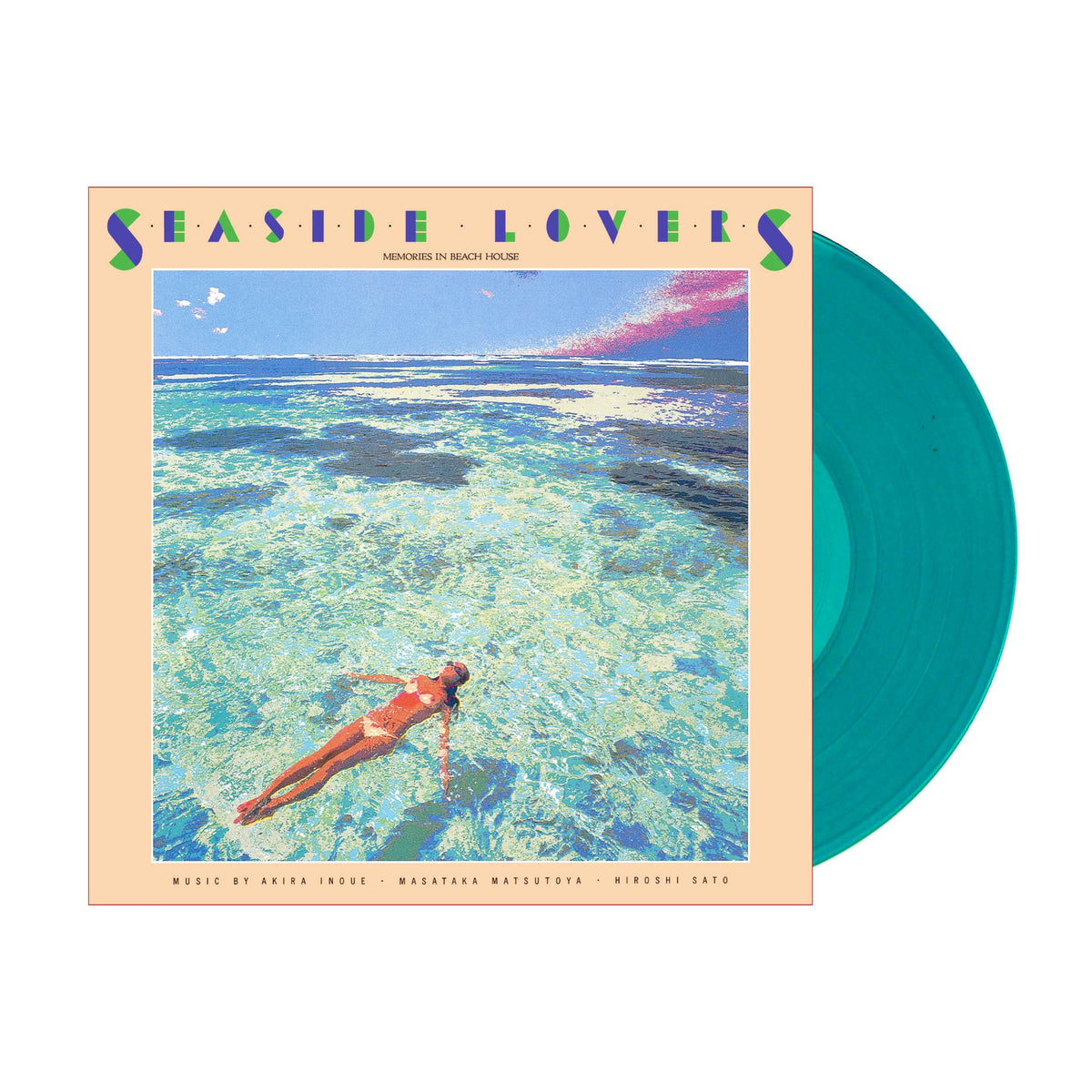 Seaside Lovers Memories in Beach House LP (Emerald Green Vinyl