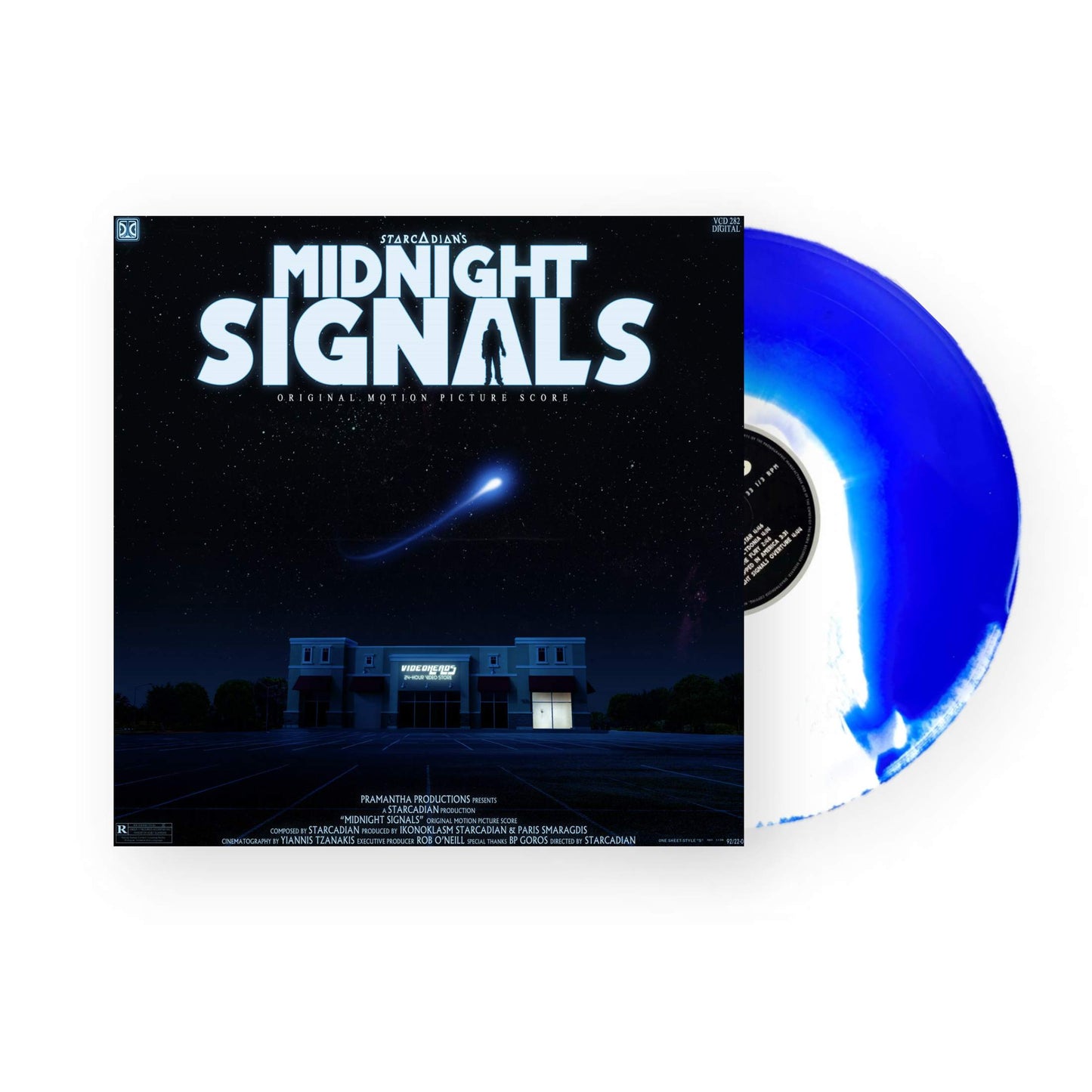 Starcadian - Midnight Signals LP (Blue White Swirl Vinyl)