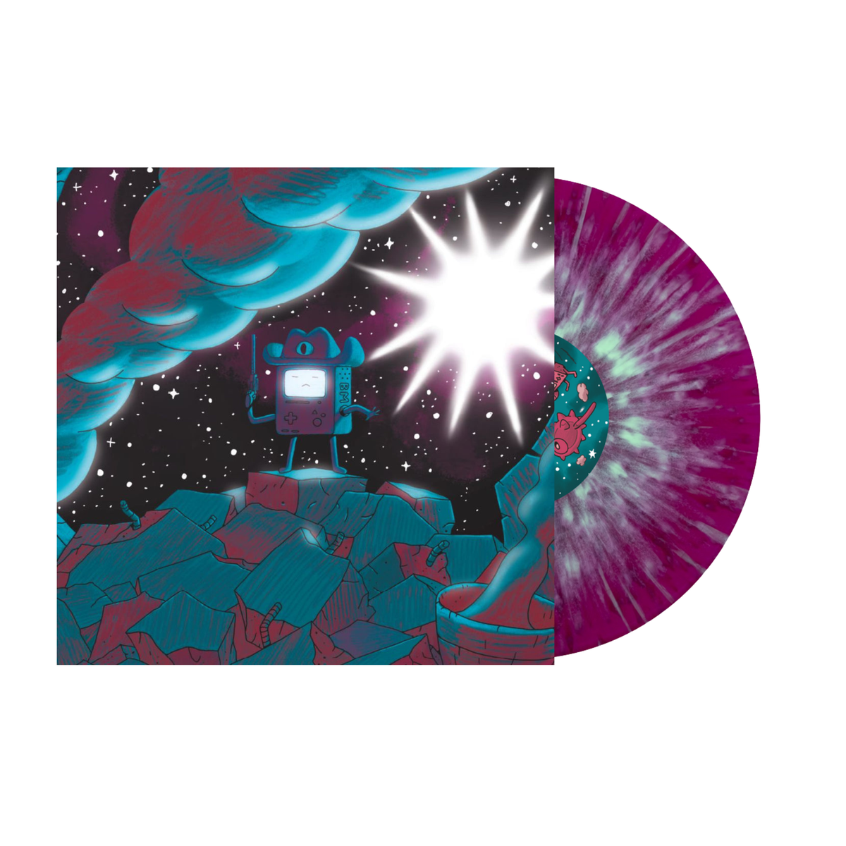 Adventure Time: Distant Lands - BMO's Mixtape (Gilligan Moss Mix) LP (Groovy Cosmic Vinyl)