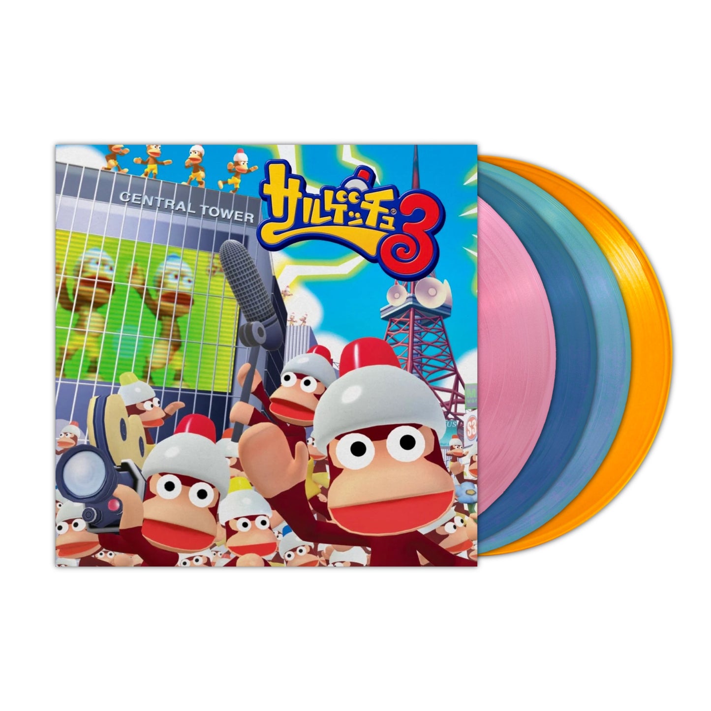 Ape Escape 3 Originape Soundtracks in a Box - Soichi Terada 4xLP (Boxset de vinilos de colores)