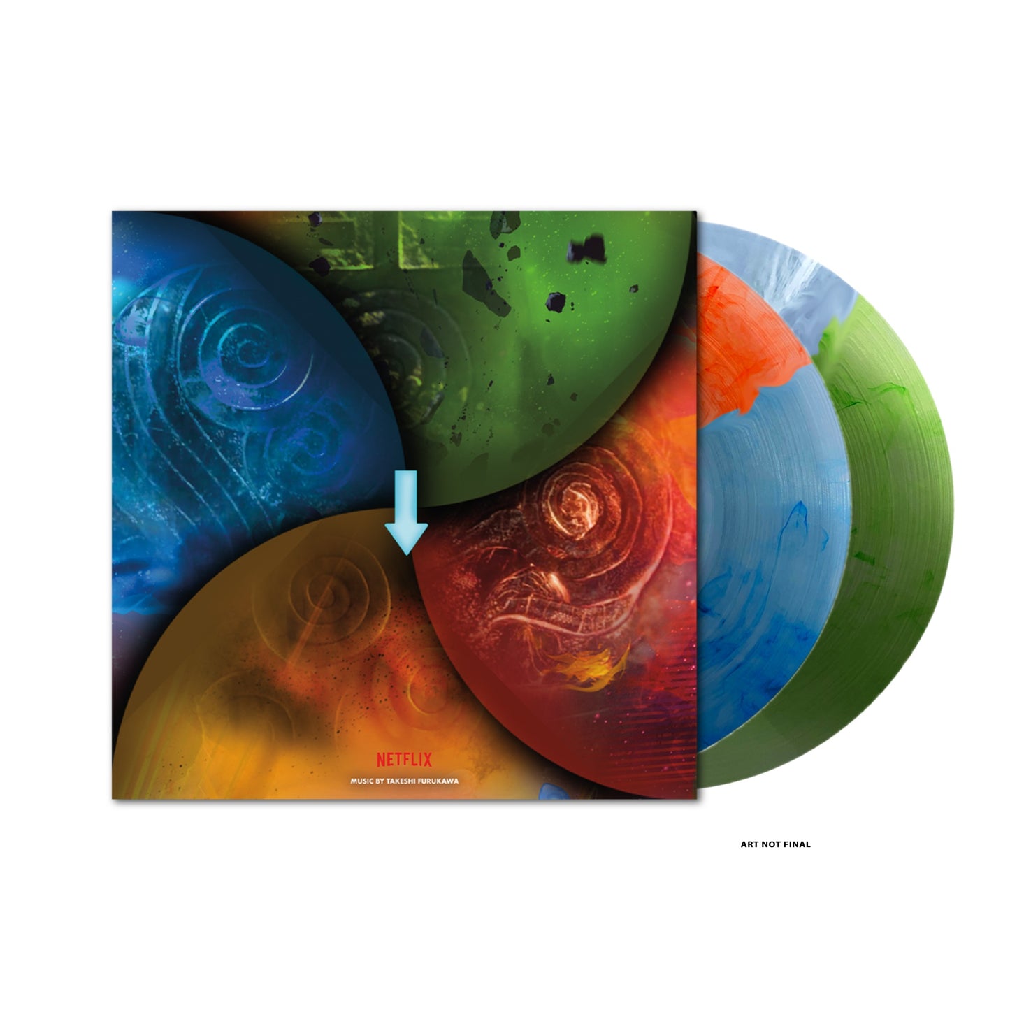 Avatar: The Last Airbender (Banda sonora de la serie de Netflix) 2xLP (Vinilo de color)