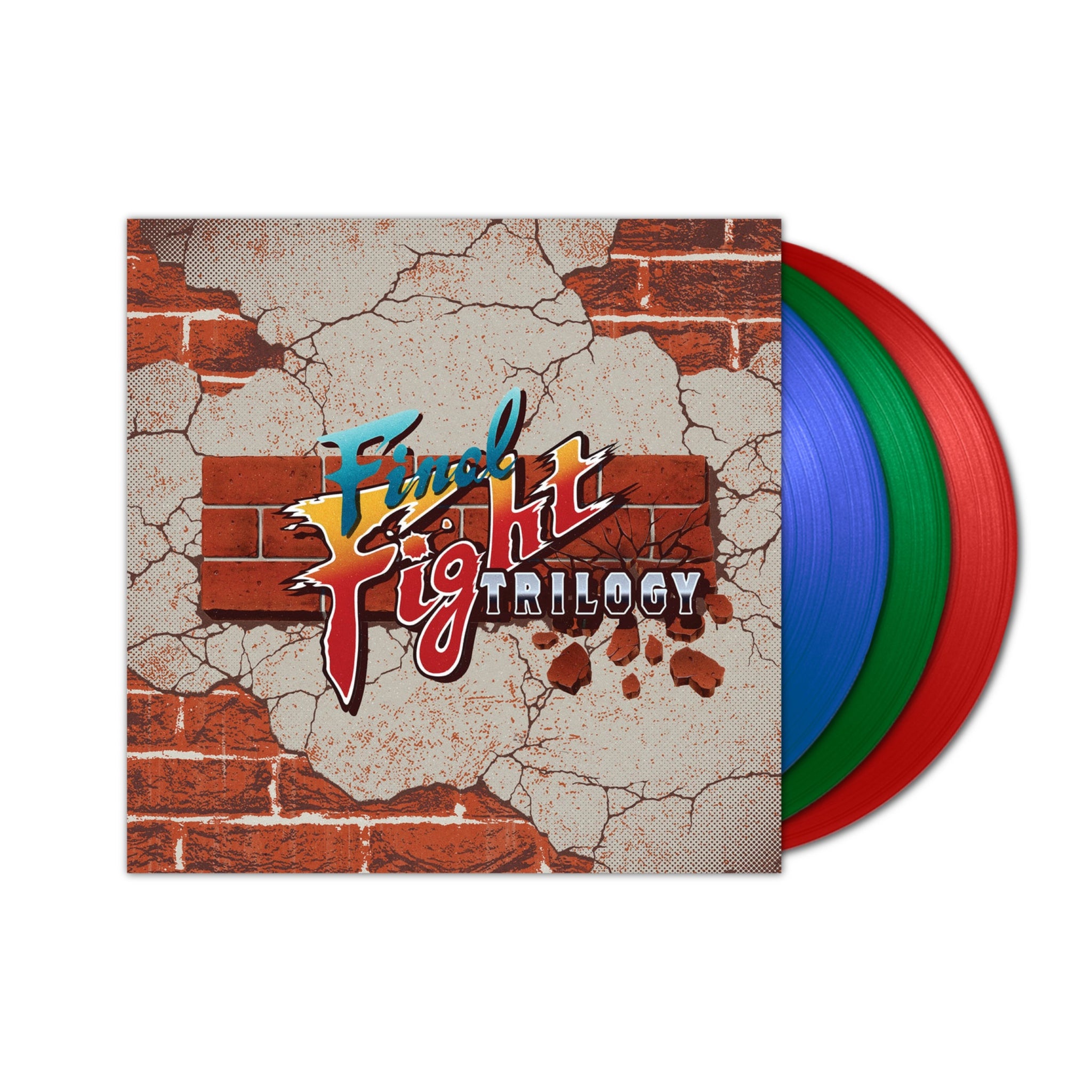 CAPCOM SOUND TEAM - Final Fight Trilogy 3xLP (Blue Green Red Vinyl