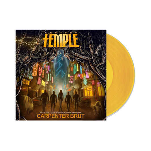 Carpenter Brut - Leather Temple  LP (Yellow Indie Vinyl)