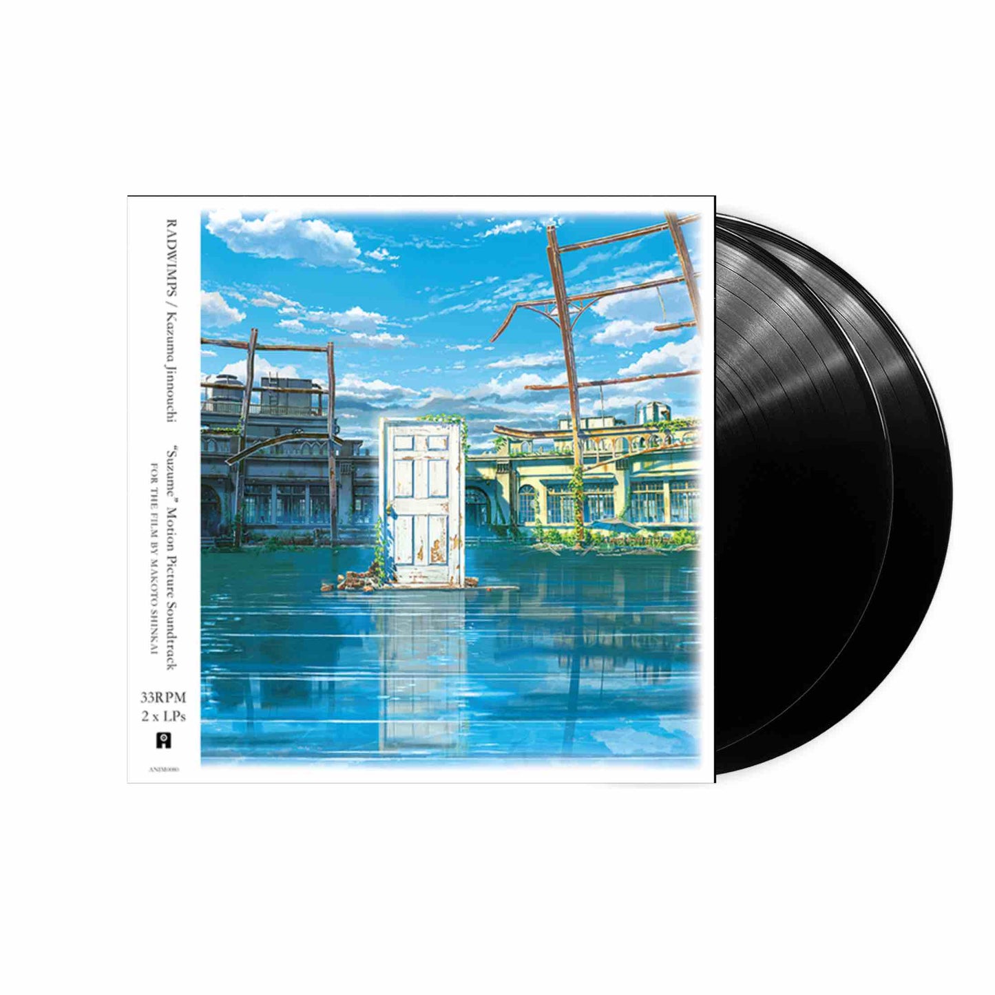 RADWIMPS &amp; Jinnouchi Kazuma – Suzume no Tojimari (Original-Soundtrack) 2xLP (Schwarzes Vinyl) Western Edition