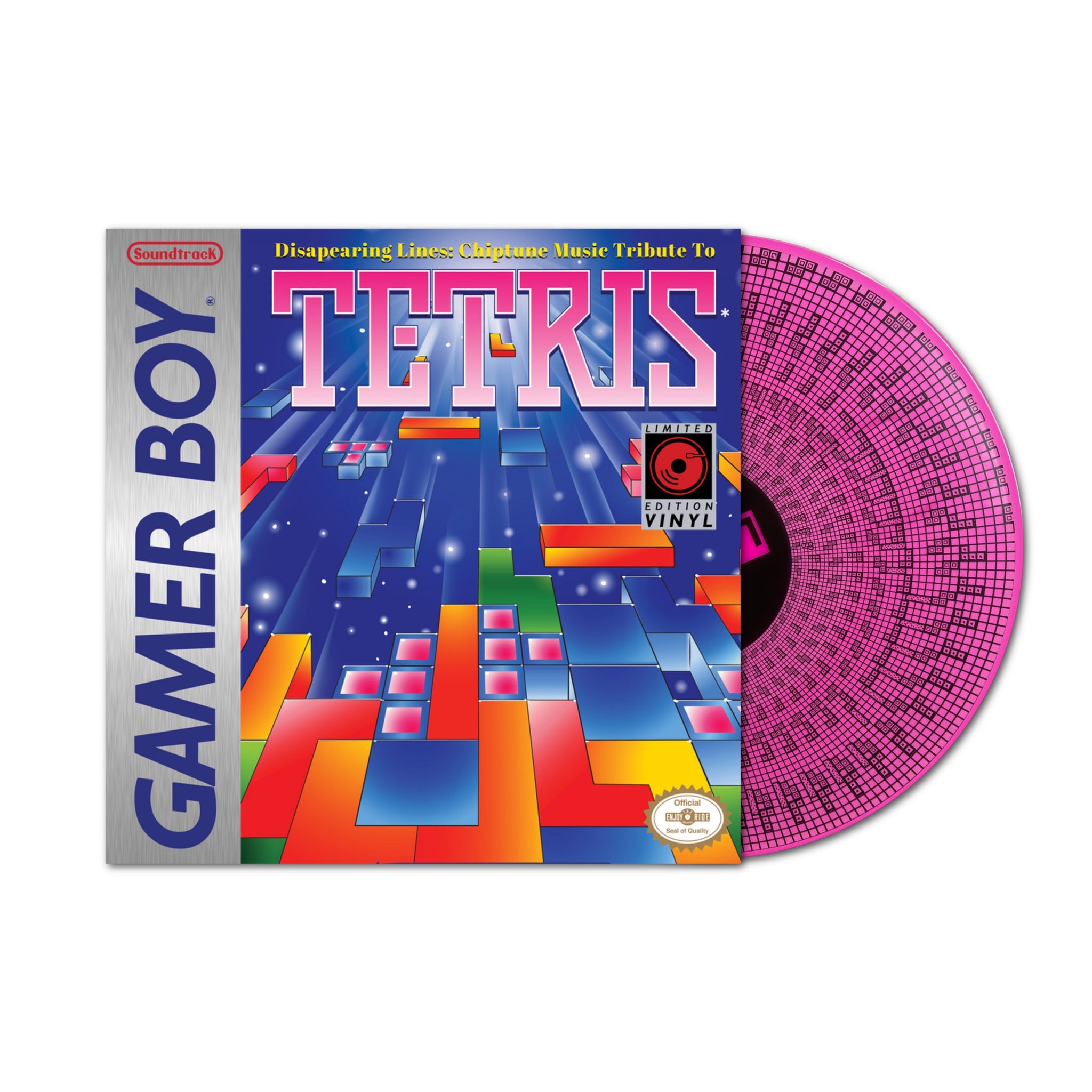 Disappearing Lines: the Music of Tetris Soundtrack LP ( Zoetrope Screen-printed Vinyl)