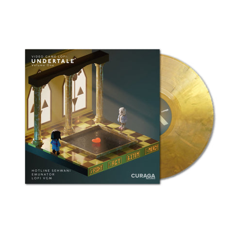 EMUNATOR AND HOTLINE SEHWANI Video Game LoFi: Undertale Vol. 1 LP (Gold Vinyl)