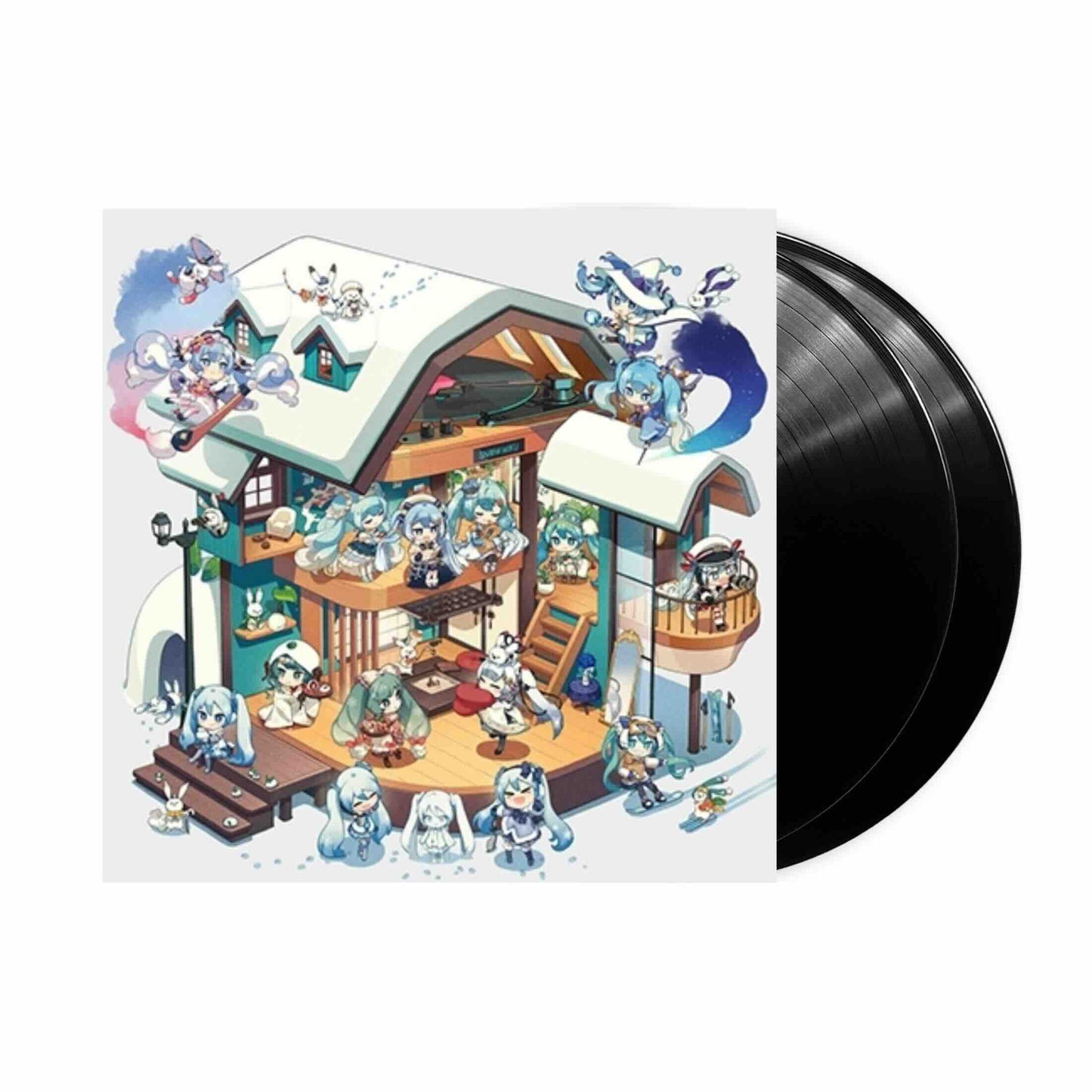 Hatsune Miku – SNOW MIKU Theme Song Collection 2xLP (schwarzes Vinyl)