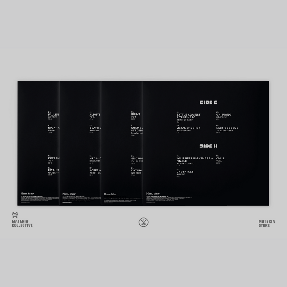 Undertale - Piano Collections Box Set 4xLP (Black Vinyl)