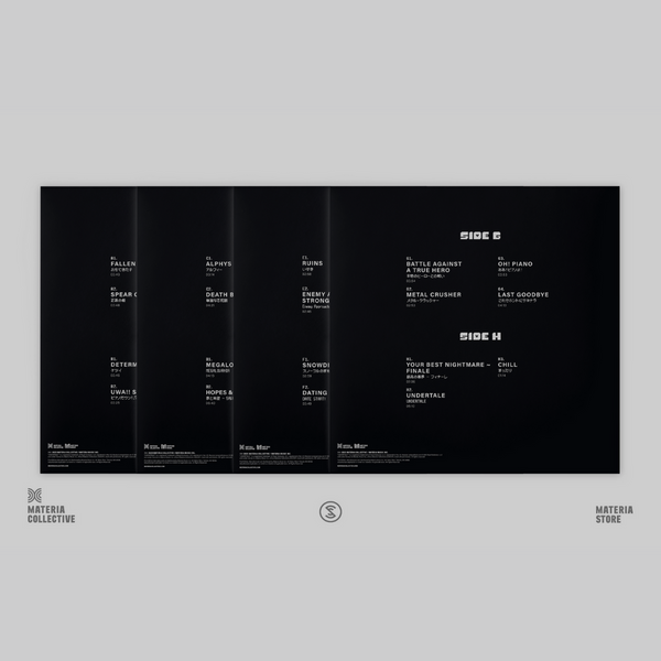 Undertale - Piano Collections Box Set 4xLP (Black Vinyl)