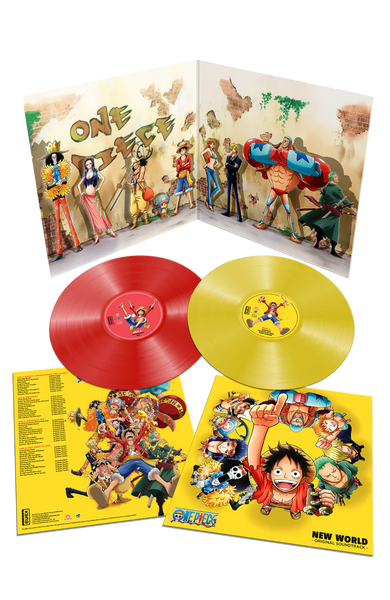Kohei Tanaka - One Piece: New World Soundtrack 2xLP (Red Yellow Vinyl)