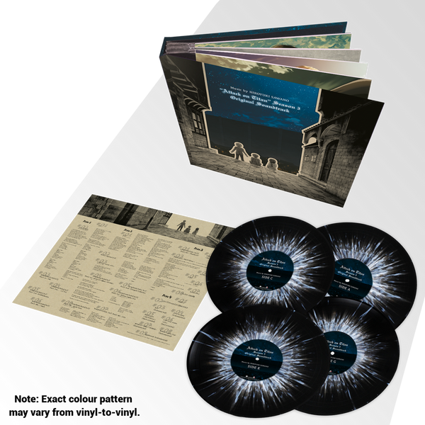 Hiroyuki Sawano - Attack on Titan Season 3 OST (Deluxe Edition) 4xLP (Vinyl Boxset)