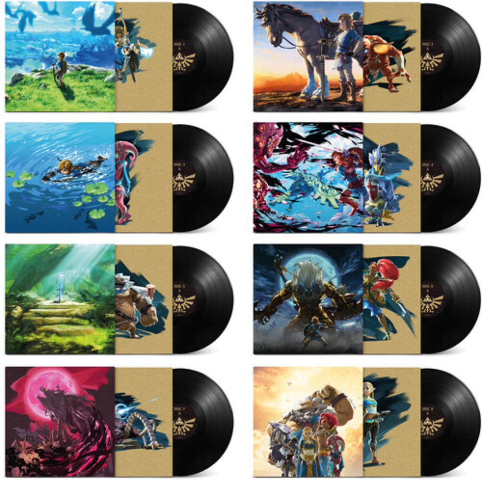 The Legend of Zelda: Breath of the Wild Box Set 8xLP (Black Vinyl Boxset)