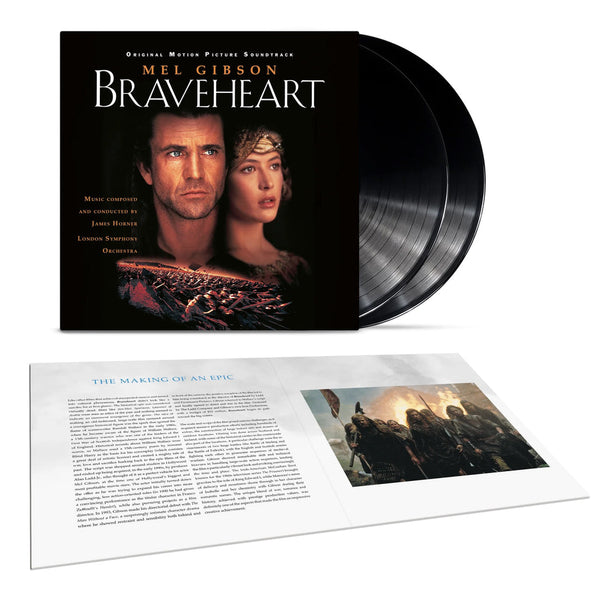 Braveheart (Original Motion Picture Soundtrack) 2xLP (Black Vinyl)