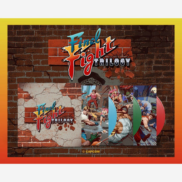 CAPCOM SOUND TEAM - Final Fight Trilogy 3xLP (Blue Green Red Vinyl)
