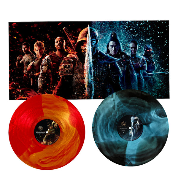 Mortal Kombat (Original Motion Picture Soundtrack) 2xLP ("Scorpion & Sub-Zero" Colored Vinyl)