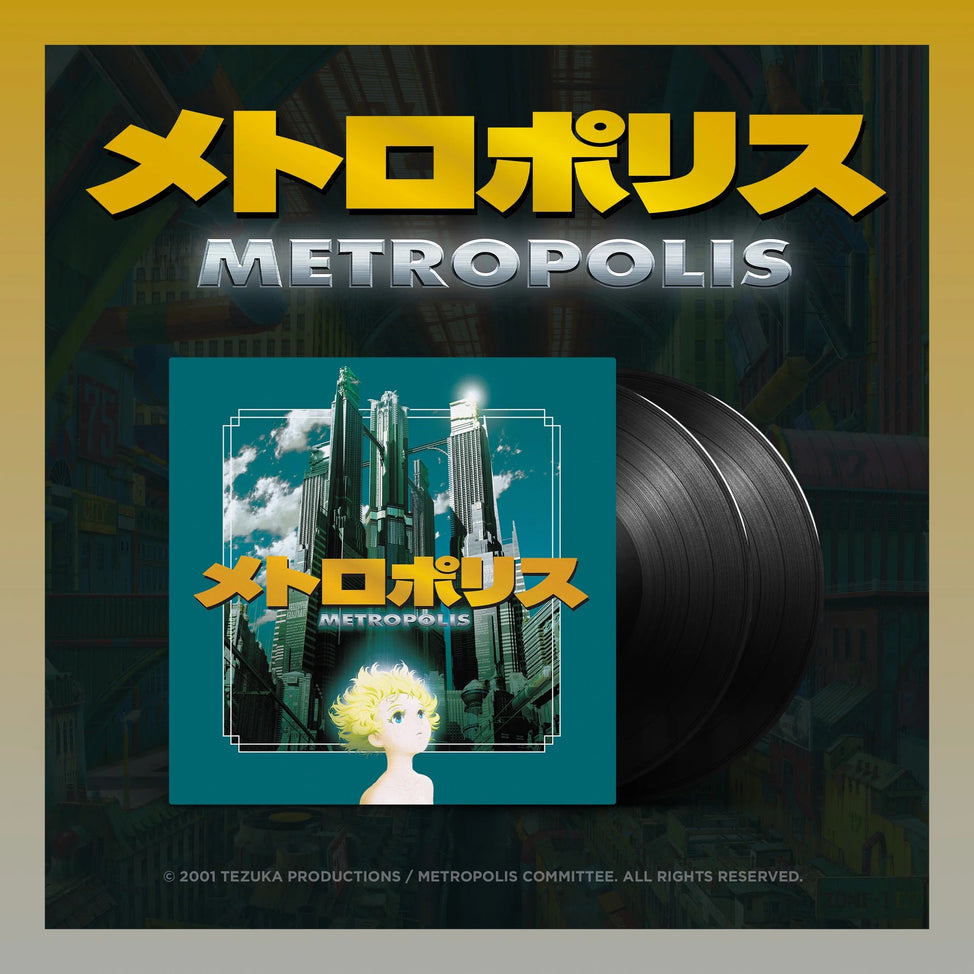 Toshiyuki HONDA Metropolis 2001 (Original Soundtrack) 2xLP (Yellow & Grey Vinyl)