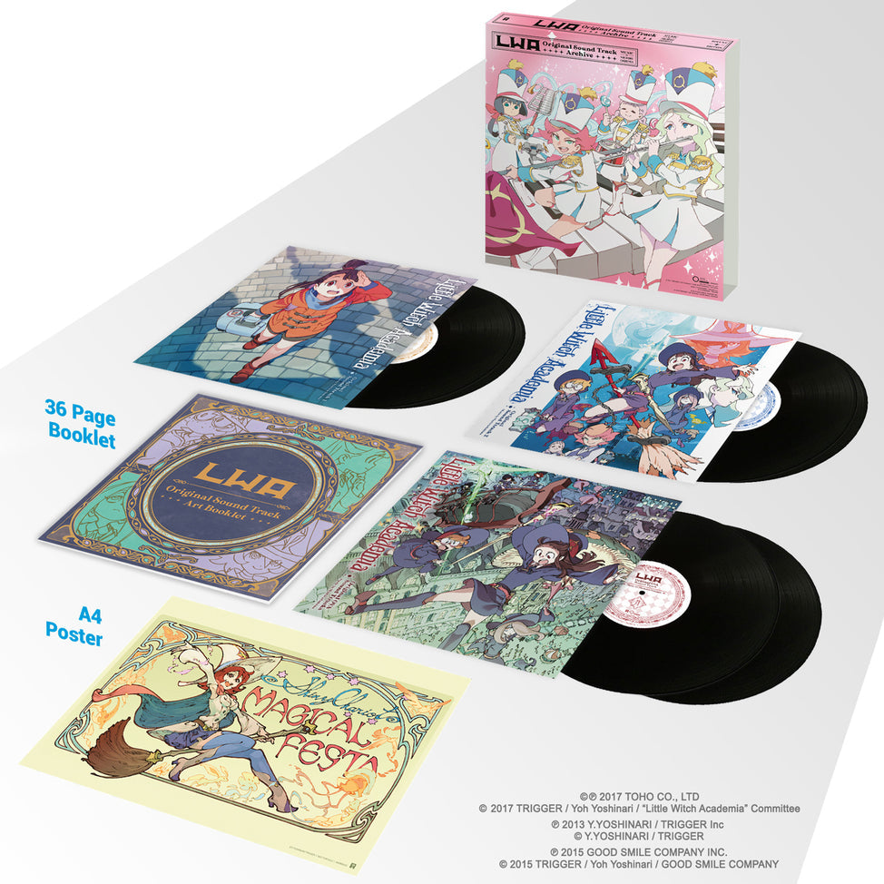 Little Witch Academia (LWA Original Soundtrack) - Michiru Oshima 6xLP (Black Vinyl Boxset)