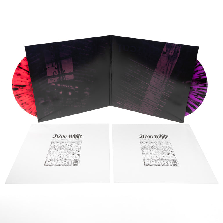 MACHINE GIRL Neon White Soundtrack Teil 1 The Wicked Heart 2xLP (Rot-Lila-Splatter-Vinyl)