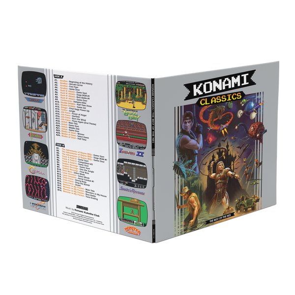 KONAMI KUKEIHA CLUB - Konami Classics: The Best Of The NES LP (Marble Vinyl)