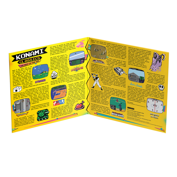 KONAMI KUKEIHA CLUB - Konami Classics: The Best Of The NES LP (Marble Vinyl)