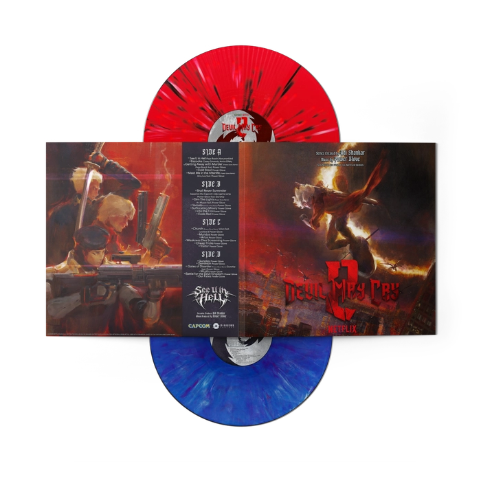 Power Glove - Devil May Cry: Season 2 (Soundtrack from the Netflix Series) 2xLP (Red Blue Splatter Vinyl)