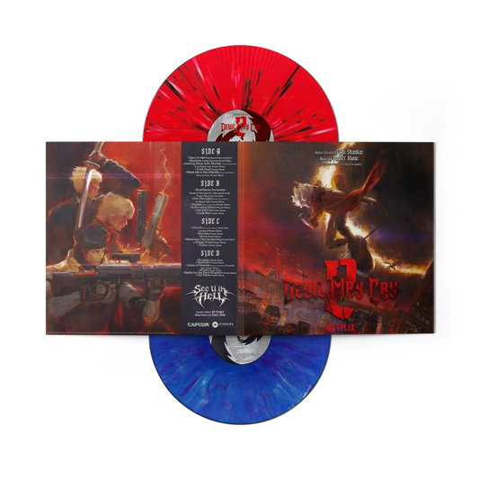 Power Glove - Devil May Cry: Season 2 (Soundtrack from the Netflix Series) 2xLP (Red Blue Splatter Vinyl)