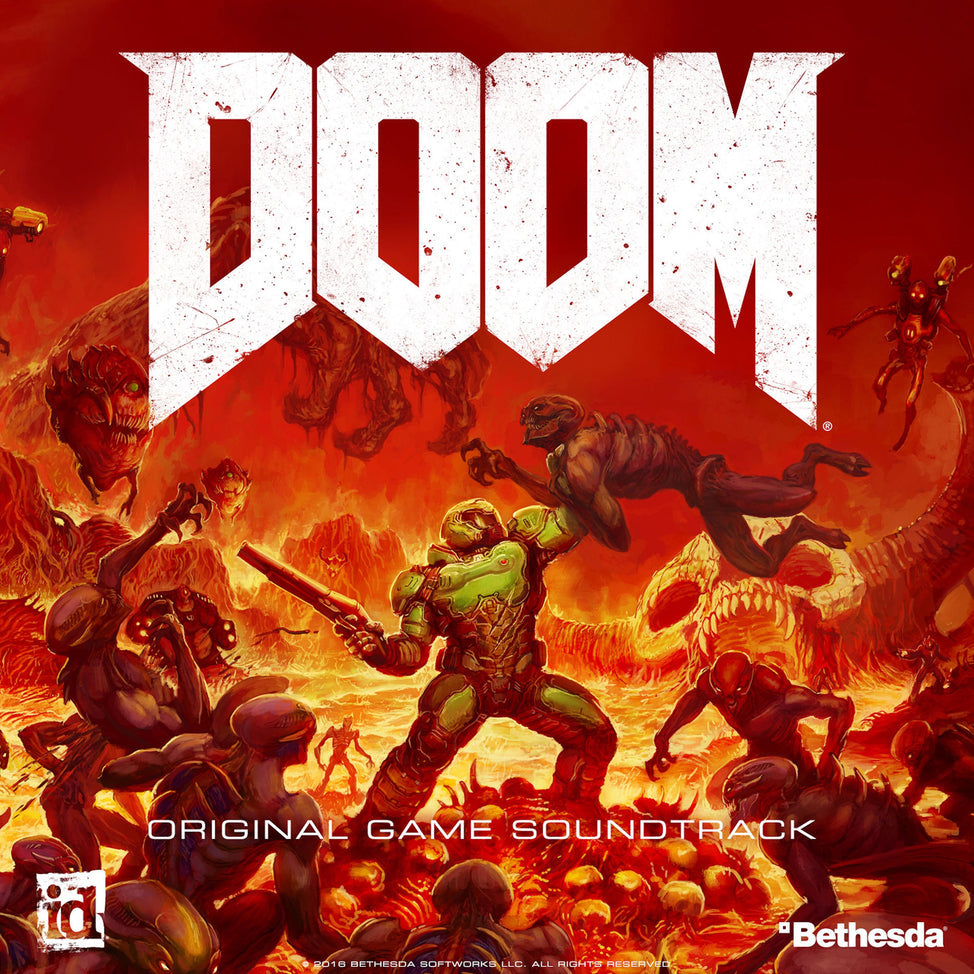 Mick Gordon - Doom Original Game Soundtrack 4xLP (Black Vinyl Boxset)