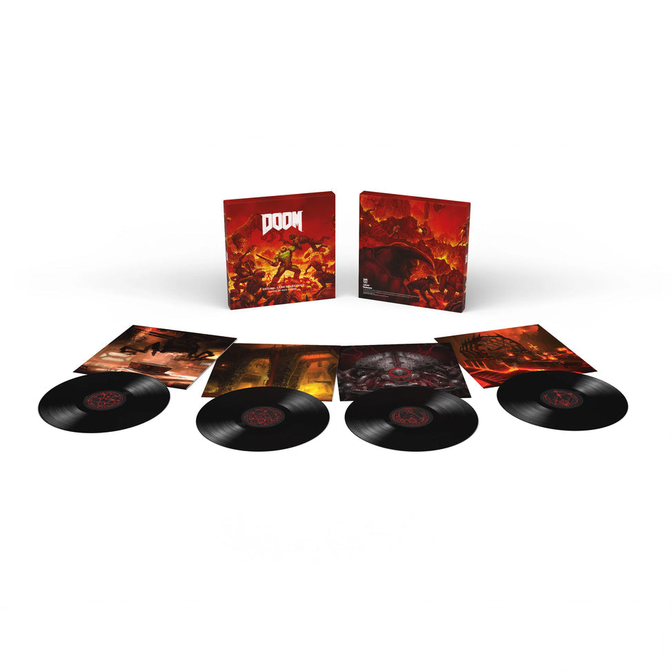 Mick Gordon - Doom Original Game Soundtrack 4xLP (Black Vinyl Boxset)