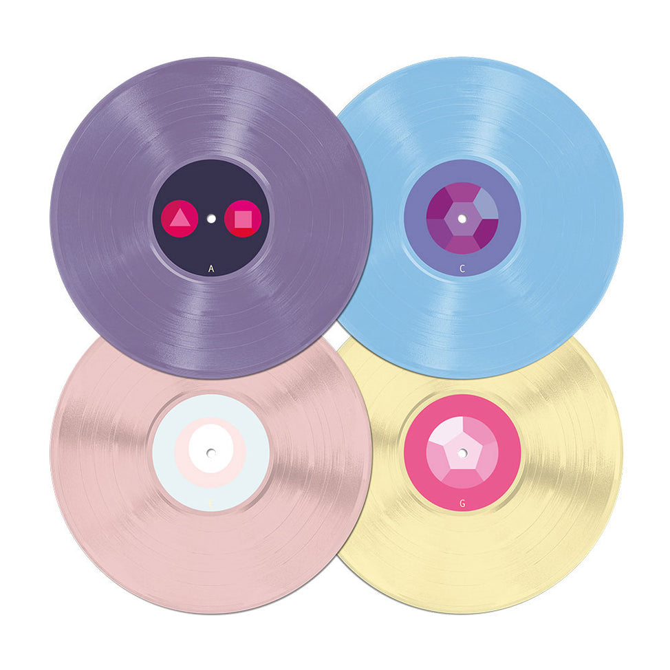 aivi & surasshu – Steven Universe Future (Original Soundtrack) 4x10” (Beach Sunset Vinyl)