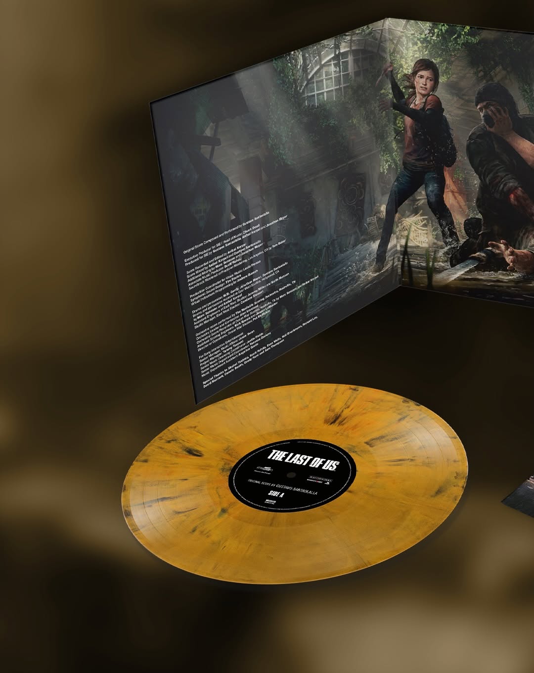 Gustavo Santaolalla - The Last Of Us (Video Game OST) 2xLP (Yellow Black Marble Vinyl)