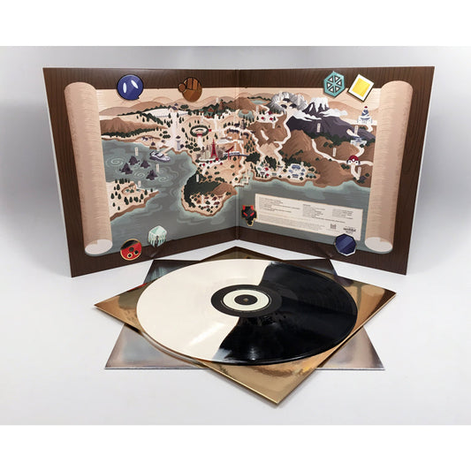 Braxton Burks - Johto Legend: Music From Pokemon 2xLP (Black White Split Vinyl)