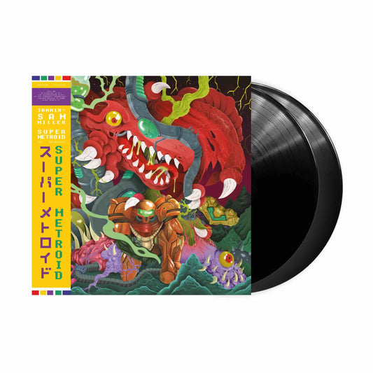 Jammin' Sam Miller Super Metroid (OST Recreated) 2xLP (Schwarzes Vinyl)